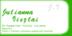 julianna viszlai business card